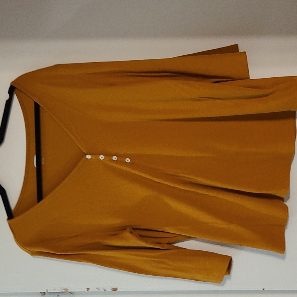 Mustard henley top